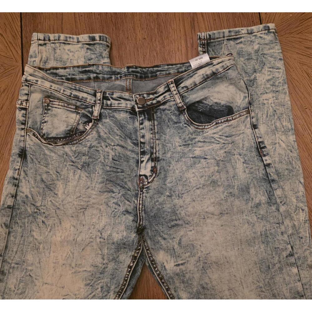 Demon & Hunter Acid Wash Denim Jeans Sz 33x31